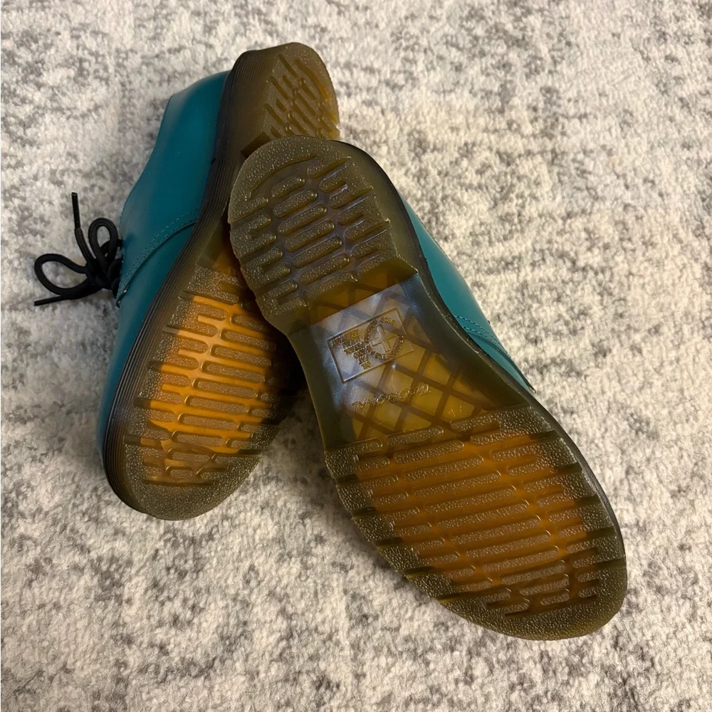Dr Martens 1461 Teal Oxford Shoes Size 6 Brand New without tag - Picture 5 of 7